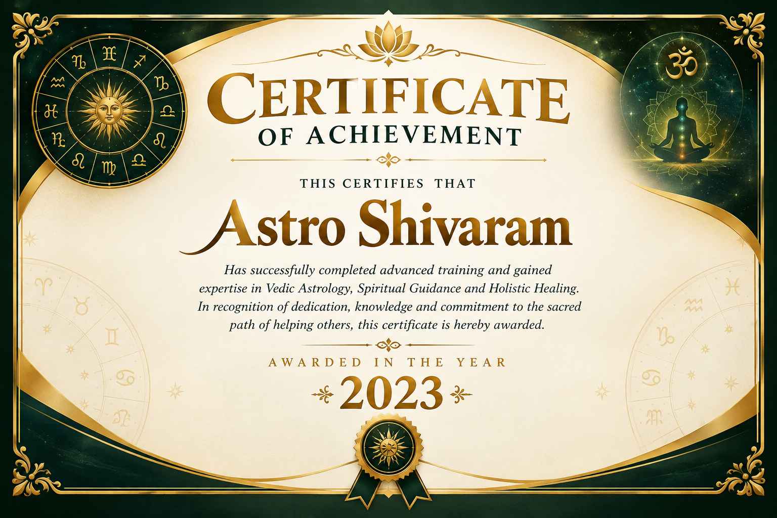Certification 1